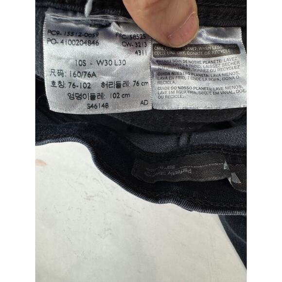 Levi's 512 Perfectly Slimming Bootcut Jeans High Rise Women 30 * 26 (hemmed) - Picture 10 of 12